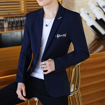 Small suit men Korean version of self-cultivation new trend Youth Fashion Casual West handsome mens suit casual jacket