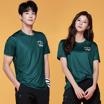 2021 New PGNC badminton suit PEGGY men and women PEGGY cool quick-dry sports couple short sleeves