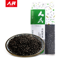 People's food organic black rice black rice northeast five grains miscellaneous grain coarse grain cooked porridge millet black rice porridge rice 300g