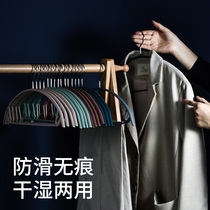 Hanger household non-slip non-marking anti-shoulder angle clothing support anti-deformation can not afford to bag balcony drying hanging clothes rack clothes hook