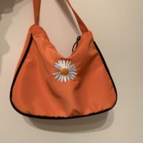 (New Pint Shelves) Daisy Orange Handbag Hobo Armband Armband With Ancient Wind Keng Bean Retro Bag