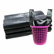 Black garbage bag thick plastic bag 50 large non-dirty hands kitchen Home Office portable garbage bag