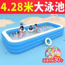 Noo O family super large paddling pool baby children inflatable swimming pool ocean ball pool padded home adult pool