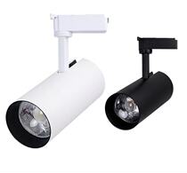 Lei Zhe led track spot light 12w20w30w cob rail clothing store background wall exhibition photo painting cabinet spot light