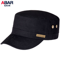 Mens flat hat autumn and winter warm cap short eaves fashion fashion fashion casual cotton young and middle-aged military cap