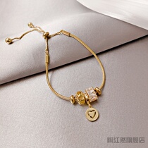 Fashion Diamond small waist love bracelet female simple new ins trend personality couple bracelet