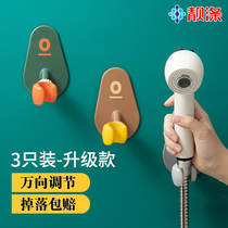 Shower head fixator Flower umbrella holder Childrens spray head Shower Hook Shower Hook Bath remove the hanging head base from punching