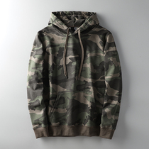 Foreign trade tail single man cut the label cow goods camouflage clothes men hooded European and American Street export original single mens sports coat