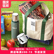 Japan amabro summer heat preservation cold Bag tote Hand Bag tote sports leisure school lunch
