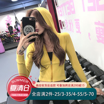 Umbilical thin zipper jacket Tight running jacket quick-drying spring and autumn long-sleeved yoga suit top for women