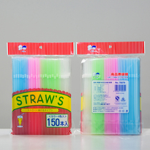 Disposable colorful straws 6mm 4 color loaded elbow 150 Soton 70079