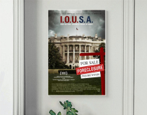 Poster debt U.S. Buffett report I O U S A 2008