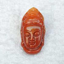 Yunnan Longling Huanglong Jade Guanyin pendant pendant Guanyin Bodhisattva pendant