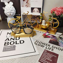 Glasses shop Zhongdao counter hot sale creative iron metal crafts bicycle model ornaments display props