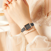 Juili watch female students simple temperament small and exquisite ins Wind niche design waterproof quartz small square sugar