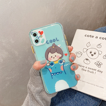 Cute crocodile girl for iphone11 mobile phone case promax Apple x All-inclusive xr Anti-drop xs cartoon max Net red xsmax niche iphonex 8p