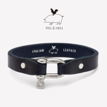 Holland pig hen cowhide bracelet ins trendy niche design opening mens jewelry bracelet couple bracelet