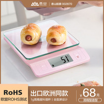 Xiangshan kitchen scale baking scale Electronic scale Household food scale Precision cake gram scale Small scale Girl jewelry scale