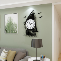 Nordic art watch wall clock Living room creative modern personality hanging watch Fashion atmosphere decoration Home clock Simple