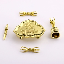 Pure Bronze Bean Ware True Words 1 Inch 3CM Dom Myitless The Diamond Pestle shares a three-share pestle with five boutique pendants