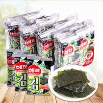 South Korea imported sea brand sea floating sea moss 2g*32 packs ready-to-eat seaweed bag rice sushi Children bibimbap leisure snacks