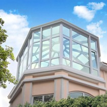 Jinkaidun Shanghai sun room custom aluminum alloy steel structure heat insulation glass room broken bridge aluminum seal balcony terrace