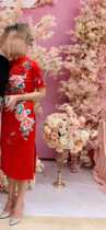 2020 new wedding cheongsam bridal cheongsam dress back cheongsam