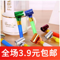 K303 blowing dragon whistle cheerleader childrens birthday party party long nose creative tricky toy