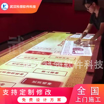 Exhibition Hall multi-projection fusion ar interactive induction projection device development desktop query Display System Multi-Channel large-screen interactive exercise desktop control display multi-person interactive table