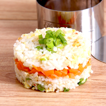 Stainless steel cold dishes round heart-shaped square triangle plum blossom-shaped dishes mold molding mold for hotel