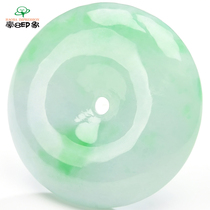 Hao 8 impression Hot10I Jade safe buckle pendant natural jewelry a goods Myanmar Jade ancient ring pendant men and womens models