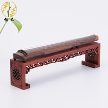 Guqin Chinese classical national musical instrument model wooden crafts Chinese style decoration ornaments to send girls foreigners gifts