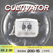 Cultivator original trend personality shoulder bag National style Suzaku Finch totem can cut tassel leather Hand bag