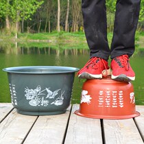 荷花盆水养生植物育苗水培无孔塑料花盆特大睡莲碗莲专用加厚花