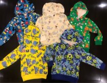 Japanese high quality male and female baby monster college toy story Snow Treasure childrens hoodie hoodie