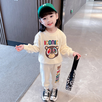 Girl Set Spring and Autumn 2022 New style clothes Childrens clothing Childrens baby girl baby Spring Spring two-piece set