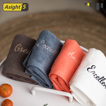 Asight Bang Bang Da English small towel towel 502Pro pure cotton face washing household female water absorption does not lose hair cute