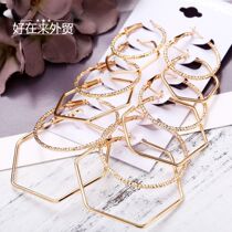 geometric ear stud suit personality earrings fashion women
