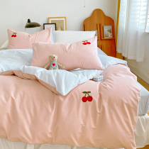 Quilt cover single piece summer double quilt cover 200x230 pure cotton single quilt cover single piece spring autumn bed bamboo hat quilt cover two sets