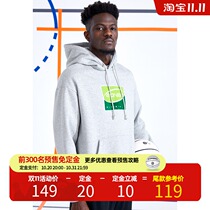 ZONEiD Spring and Autumn New Sports hooded clothes mens trend basketball printing warm casual pullover top