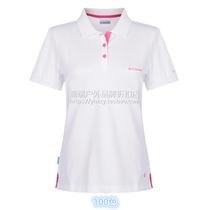 Columbia Columbia womens outdoor sports quick-drying and breathable short-sleeved T-shirt POLO shirt PL2421