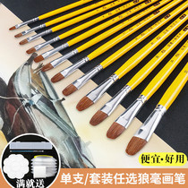 Mopas water chalk set Art special watercolor oil brush paint brush paint brush set adult