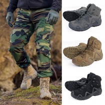 LOWA ZEPHYR GTX TF men outdoor medium-help waterproof combat tactical boots military boots mountaineering hiking shoes