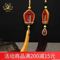 Style ten phase at ease with car hangover-style ethnic wind dolly hanging special car rear-view mirror retro pendant