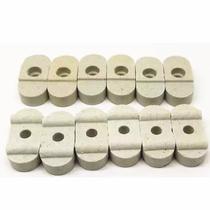 Porcelain splint ceramic two-wire insulated fixed wire bracket porcelain beetle vintage old wiring card porcelain clip