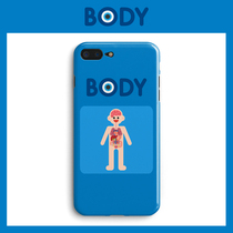 Perspective body illustrations iphone11pro xs max xr 7plus apple 8 phone frosted shell cute 6s