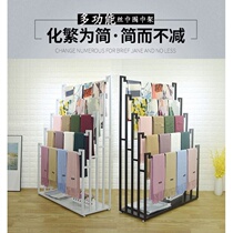 Simple fashion towel rack tie display stand iron shelf fabric shawl creative durable clothing store display