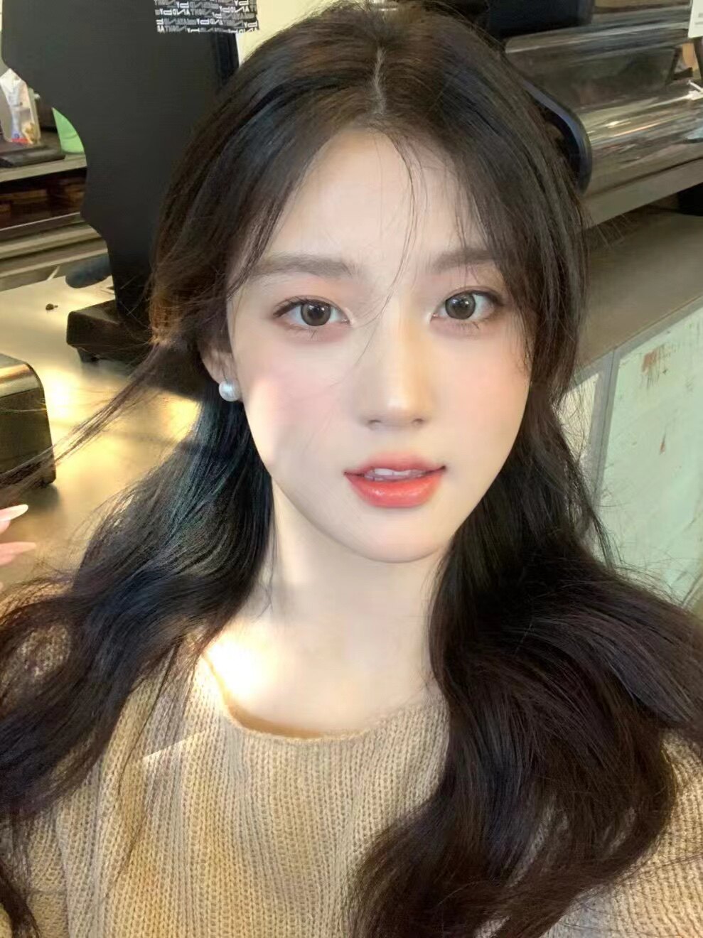 真我整顶全头套假发 大波浪卷发自然蓬松 蕾丝无痕隐形不露边 真发材质可烫染造型