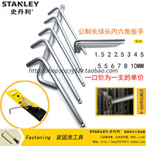 STANLEY METRIC LONG BALL HEAD HEX WRENCH 1 5MM 2 2 5 3 4 5 5 6 7 8 10MM