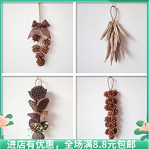 Pinecone natural shower diy material Vintage Christmas decoration Forest plant decoration Forest baby set home